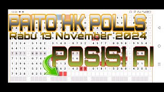 PAITO HK RABU 13 NOVEMBER 2024  BOCORAN TOGEL HK  PAITO HK HARI INI  LIVE DRAW RESMI HK [upl. by Airod552]