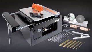 MicroLux Mini Tilt Arbor Table Saw Super Value Package [upl. by Jerrylee100]