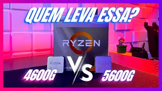 VOCÊ NÃO VAI ACREDITAR Ryzen 5 5600G vs 4600G Comparativo de Desempenho em JOGOS na VEGA 7 [upl. by Dnalor]