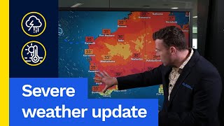 Severe Weather Update 11 December 2024 Severe heatwave and widespread storms to impact WA this week [upl. by Tnahs443]