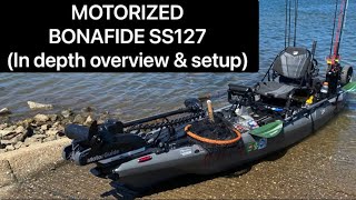 SPOT LOCK ON A KAYAK  In Depth Kayak Overview and Setup Bonafide SS127 amp Motorguide Xi3 [upl. by Nadirehs905]