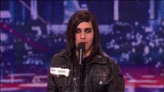 Andrew De Leon  Goth Marilyn Mansonesque quotcountertenorquot  Americas Got Talent [upl. by Cheung]