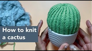 Knitted cactus [upl. by Irrol]