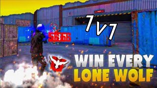 Free Fire 1v1 Nob prank lone wolf [upl. by Rycca5]