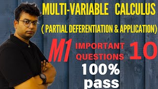 BTECH Maths M 1 important questionsunit Multivariable CALCULUS partial differentiation important [upl. by Finbur]