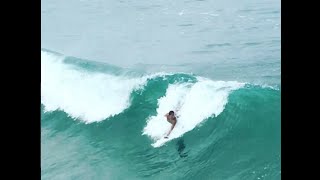 Bodysurfing Babe Testing Slyde Handboards at Oceanside Pier [upl. by Calloway]