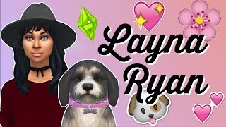 Sims 4 CAS Video Layna Ryan [upl. by Ylrebmic]