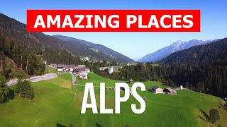 Alps mountains in 4k Austrian alps landscape [upl. by Dean]