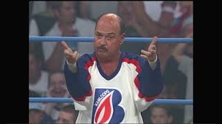 WCW Mean Gene Okerlund vs Mark Madden [upl. by Enitsuga]