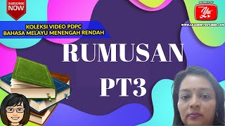 RUMUSAN KSSM PT3 bm pt3 teknik menjawab AYU akademikyoutuber [upl. by Ynaffets]