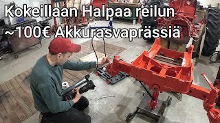 Vevorin Akkurasvaprässi halvalla [upl. by Ieppet]