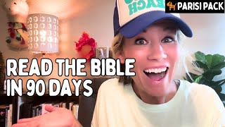 Read the Bible in 90 DAYS FREE PLAN amp TIPS [upl. by Yorztif384]