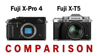 Fujifilm XPro 4 VS Fujifilm XT5 Leaks Comparison [upl. by Pfeifer]