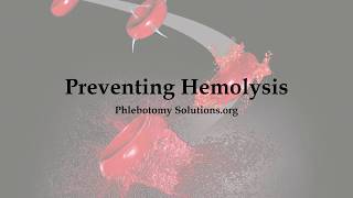 Preventing Hemolysis [upl. by Chandless]