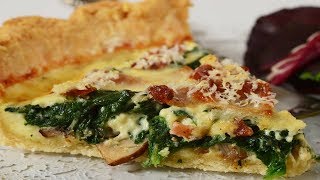 Quiche Recipe Demonstration  Joyofbakingcom [upl. by Baerman]