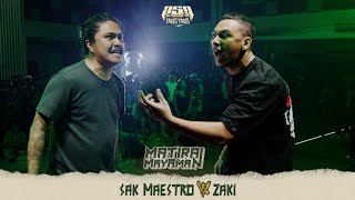 Pangil Sa Pangil SAK MAESTRO vs ZAKI  MATIRA MAYAMAN [upl. by Nameerf736]