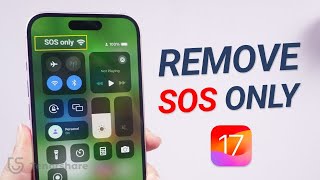 How to Turn Off SOS Only on iPhone 1112131415  Get Rid of SOS Only [upl. by Sehcaep154]