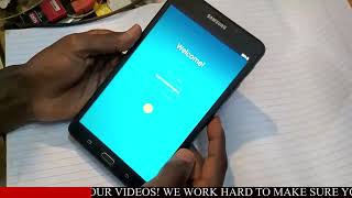 Hard Reset For Samsung Tab A6  Samsung Tab A6 SMT280 Password PIN Pattern Lock Remove [upl. by Tanhya]