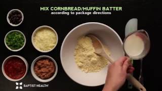 Healthy Recipes  Taco Pizza with a Cornbread Crust  Baptist Health [upl. by Adnilemre]