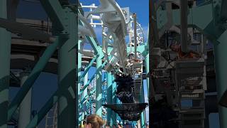 A RARE sight to see at the Great Nor Easter amusementpark themepark rollercoaster wildwoodnj [upl. by Pen]