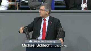 Michael Schlecht DIE LINKE Der Privatbanksektor gehört in die öffentliche Hand [upl. by Eednus]