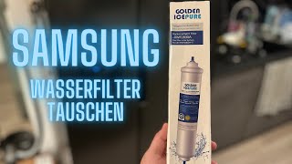 Wasserfilter tauschen und zurücksetzen I Samsung RS6JA8811B1 Side by Side Kühlschrank [upl. by Lobiv]