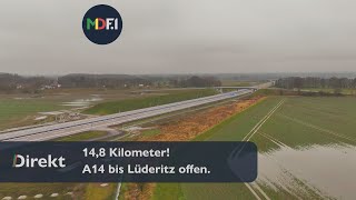 A14 Teilstück freigegeben [upl. by Roch]