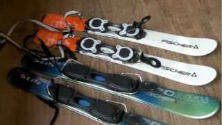 Review Fischer Web 90 versus Micro Stix 90 skiboards [upl. by Delija]