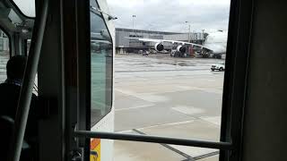 Dulles Airport Mobile Lounge Ride 1202019 [upl. by Roach]