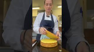 Ballymaloe four layer lemon curd cake ballymaloecookeryschool privatechef belowdeck [upl. by Nnaytsirk664]