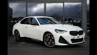 2022 22 BMW M240i xDrive Coupe 30 Petrol Alpine White [upl. by Rosenkrantz]