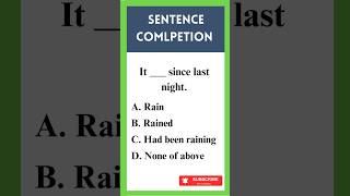 English Sentence Completion Test your knowledge [upl. by Osnohpla]