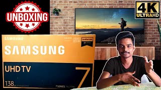 Samsung smart tv 55 inches unboxing  samsung 7 series 55NU7090 smart tv unboxing  samsung 4k tv [upl. by Walliw586]