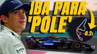 ¿QUÉ HUBIERA SIDO Colapinto IBA para TOP 3 cuando ROMPIÓ el SUELO del WILLIAMS y TORCIÓ la QUALY [upl. by Ailuig527]