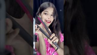 Hair straightening ki aaj 😅 shorts youtubeshorts trending hairstyle straighthair vlog [upl. by Haeckel]