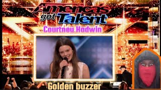 Courtney DESTROYED this performance 😤Americas Got Talent  Courtney Hadwin 2018 Reaction [upl. by Silvio]