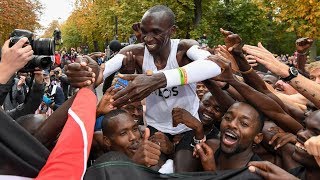 History Made Eliud Kipchoge Runs 159 Marathon [upl. by Walburga]