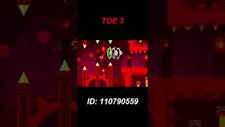 TOE 3 by MasterTheCube5 gd geometrydash [upl. by Haimorej]