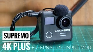 Supremo 4K Plus external mic input mod [upl. by Lananna397]