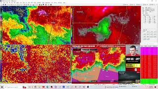 drunk tornadoTornado between Tipton and BurtOK evening hours 43024 [upl. by Tillo]