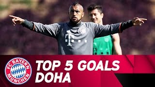 FC Bayern 5 Top Goals  Doha 2017 [upl. by Eelac273]