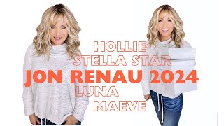 New JON RENAU Wig Collection HOLLIE  STELLA STAR  LUNA  MAEVE [upl. by Adnilrev]