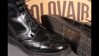 BREAK IN amp SIZING Solovair Brogue quotDerbyquot Boot [upl. by Ettebab741]