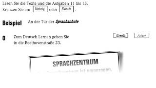 Start Deutsch 1 Lesen Teil 1 Teil 2 und Teil 3 Modellsatz [upl. by Fessuoy]