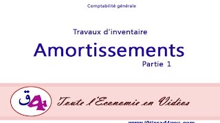 Comptabilité générale  Les Amortissements 1 Darija الجزء الأول  المحور الأول [upl. by Aicinat]