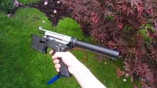 Fully upgraded  Tokyo Marui NextGen M4 SOPMOD Recoil Shock [upl. by Zanlog]