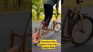 Transform Your Ordinary Cycle into a Unique Ride shorts homemade funny [upl. by Holofernes]