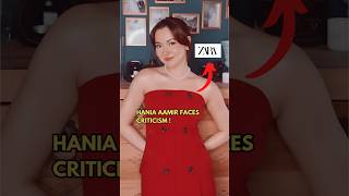 HANIA AAMIR FACES CRITICISM FOR WEARING ZARA 😱😱 haniaamir viral shorts [upl. by Cornie]