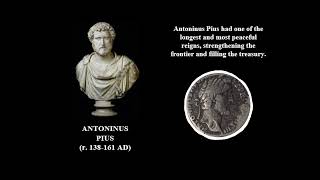 Antoninus Pius Roman Denarius and some history about the emperor ancientcoins romanhistory [upl. by Dnaltroc486]