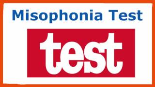 Misophonia test [upl. by Selena]